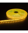 Ruban LED Jaune 5m 10W/m - 24V DC, IP65, 120 LED par mètre