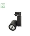 Spot sur rail 3 phases 30W - 24 degrés, noir, blanc chaud, COB LED