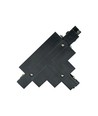 SPS CONNECTEUR ENCASTRÉ T GAUCHE NOIR SPECTRUM