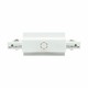 Connecteur traversant encastré pour système de rails - Blanc, 230V, PC plastique, 2 ans de garantie