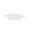 Connecteur traversant encastré pour système de rails - Blanc, 230V, PC plastique, 2 ans de garantie