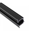 Rail triphasé 1m - Noir, 100cm, IP20, pour spots sur rail