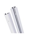 Rail triphasé encastrable 100cm - Blanc, SPS 2, aluminium, IP20, pour système de rails 230V