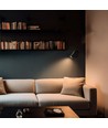 Mini spot mural GU10 avec interrupteur, noir - sans source lumineuse