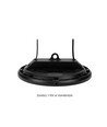 High bay LED 200W, 180lm/W - dimmable DALI, 90 degrés, IP65, IK08, boîtier noir