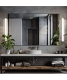 Réglette LED Aquatica 60cm 15W - IP44, carrée, pour la salle de bain ou la cuisine