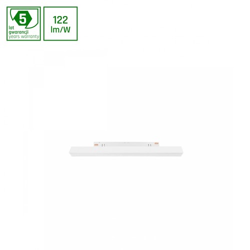 Projecteur sur rail 8W dimmable SHIFT Line S - 100°, blanc, DALI