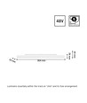 Projecteur sur rail 8W dimmable SHIFT Line S - 100°, blanc, DALI