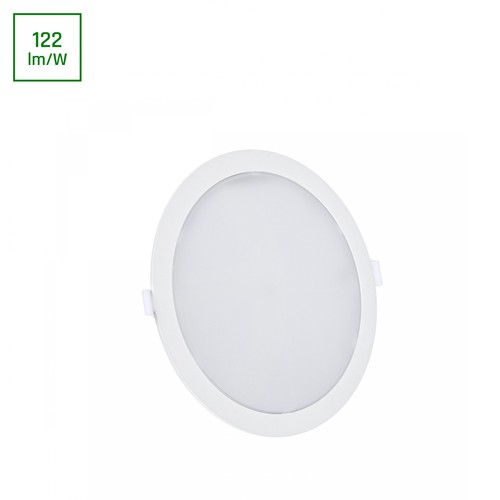Dalle LED encastrable 2-en-1 Algine 18W Ø22cm - 122lm/W, 4000K, rond