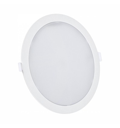 Dalle LED encastrable 2-en-1 Algine 18W Ø22cm - 122lm/W, 4000K, rond