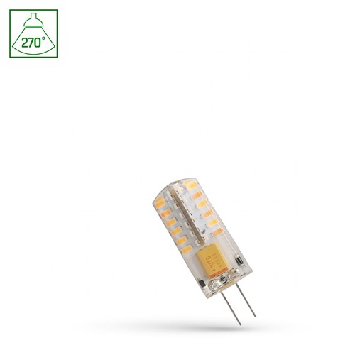 Ampoule LED G4 2W, 12V - 175lm, 6500K, blanc froid, angle 270°