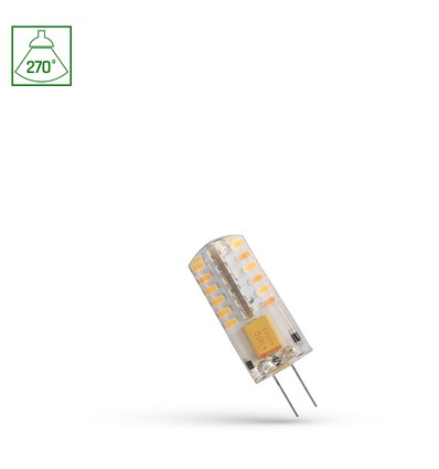 Ampoule LED G4 2W, 12V - 175lm, 6500K, blanc froid, angle 270°