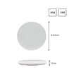 NYMPHEA 24W – Blanc Froid, 230V, 115°, IP54, IK04, Ø320x52, Blanc/Noir, Rond avec Suspension