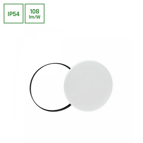Lampe LED 32W à détecteur - IP54, 3450lm, 6000K, blanc froid, capteur intégré