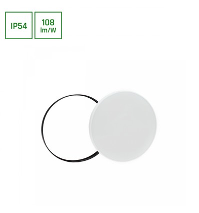 Lampe LED 32W à détecteur - IP54, 3450lm, 6000K, blanc froid, capteur intégré