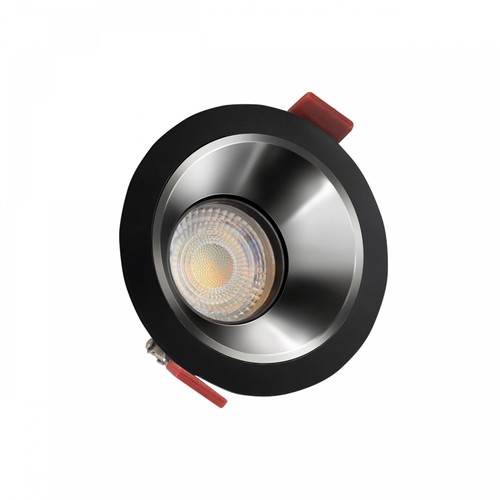 Spot encastrable Fiale Comfort - Aluminium, sans source lumineuse, IP20, bord blanc