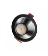 Spot encastrable Fiale Comfort - Aluminium, sans source lumineuse, IP20, bord blanc