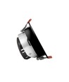 Spot encastrable Fiale Comfort - Aluminium, sans source lumineuse, IP20, bord blanc
