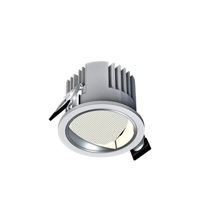 MODEL M éclairage de façade 20W - sans source lumineuse, Ø108 mm, H 85 mm, blanc