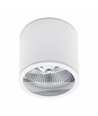 Plafonnier AR111, GU10 - IP44, blanc, aluminium, en saillie, sans source lumineuse