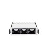 GRID Modèle M - encastré, 8W, 45 degrés blanc dimmable sans source lumineuse