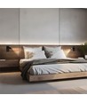 Applique murale Mini GU10 slim - Avec interrupteur, Ø3,8x9,5 cm, noir, rond, sans source lumineuse