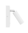 Applique murale Mini GU10 slim - Avec interrupteur, Ø3,8x9,5 cm, blanc, rond, sans source lumineuse
