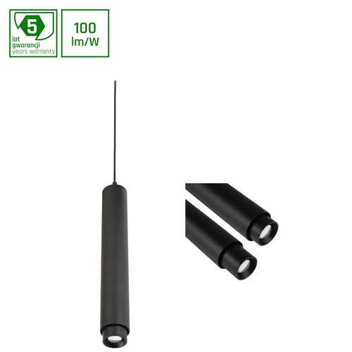 Suspension 10W pour système de rail - Angle réglable