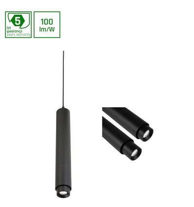 Suspension 10W pour système de rail - Angle réglable