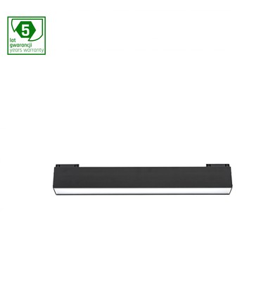 Module linéaire 12W System Line S, 24V - 33,7cm, RA90, 3000K, Osram LED, IP20, boîtier noir