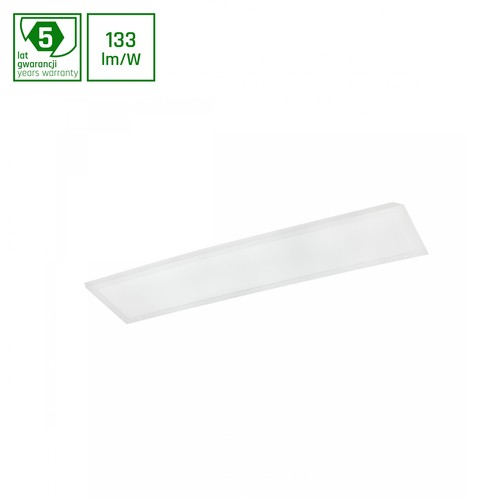 Panneau LED 30x120cm, 40W - 133lm/W, 5300lm, 4000K, bord blanc, 5 ans de garantie