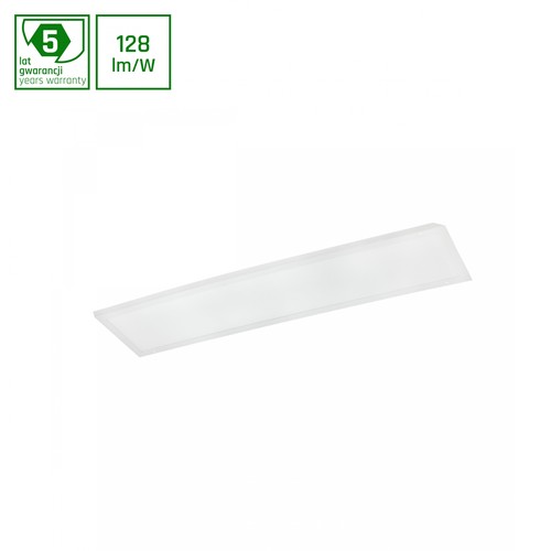 Panneau LED 30x120, 40W - 128lm/W, 3000K, 5 ans de garantie, bord blanc