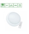 Plafonnier LED 30W NYMPHEA CITY PRO 2 avec capteur - 4400lm, CCT, IP65, IK08, incl. télécommande, garantie 5 ans