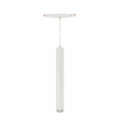 Luminaire suspendu sur rail SHIFT smart Hangit 12W - 25°, Blanc, Ø40x297 (câble 90cm), CCT/Dim, Zigbee