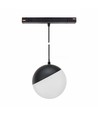5W dimmable SHIFT Smart-Globe P suspension boule pour rail ø100 - 165°, CCT, noir, câble 81.5cm, Zigbee