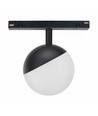 Projecteur sur rail SHIFT SMART 5W dimmable Ø100x130mm - 165°, CCT, noir, Zigbee