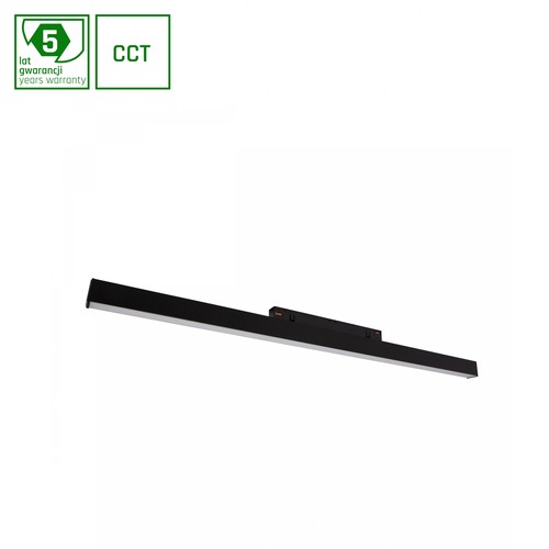 Luminaire sur rail SHIFT Smart-Line M 17W dimmable 60,2cm - 100°, Noir, CCT, Zigbee