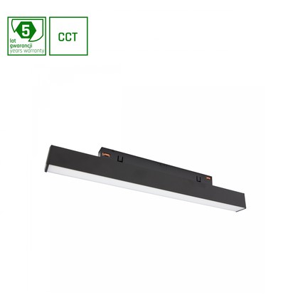 8W dimmable SHIFT Smart-line S Luminaire 30.4cm - 100°, noir, CCT, Zigbee