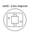 Adaptateur G24D vers E27