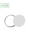 40W blanc neutre 230V 115° IP54 Ø485x70 blanc/noir rond avec capteur