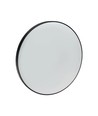 Plafonnier LED 40W avec capteur - Ø48,5cm, 133lm/W, IP54, bord noir/blanc, blanc chaud