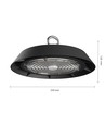 Projecteur LED 100W - IP65, extérieur, 4000K
