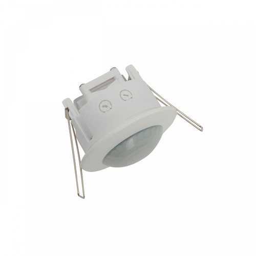 Capteur de mouvement encastrable - compatible LED, blanc, infrarouge PIR 360°, IP20 intérieur, 230V, Spectrum