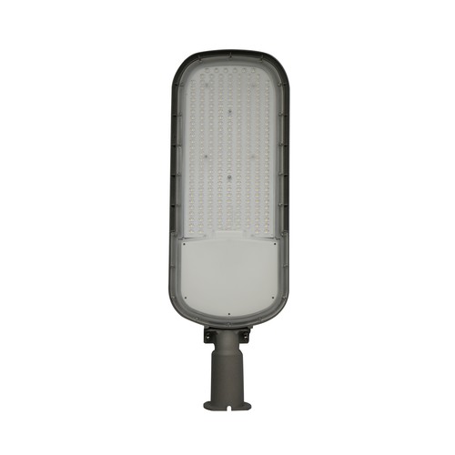 Lampe de rue LED crépusculaire 200W - Capteur crépusculaire, Ø60 mm, gris, IP65, IK09, 230V