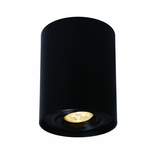 Chloe GU10 spot en saillie - Noir, aluminium, Ø9,4cm, IP20, sans source lumineuse
