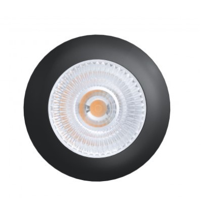 LEDlife Unni68 spot encastrable pour meubles - Trou : Ø5,6 cm, Dimensions : Ø6,8 cm, IRC95, noir, 12V CC