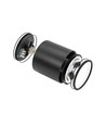 Plafonnier AR111, GU10 - IP65, noir, aluminium, en saillie, sans source lumineuse