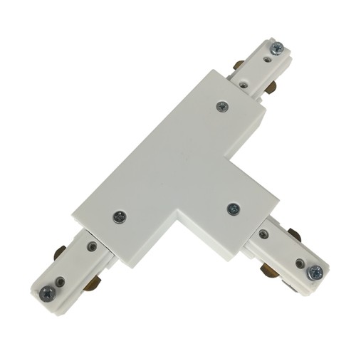 LEDlife Connecteur en T pour spots sur rail - Blanc, 1 phase, 1F3W