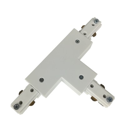 LEDlife Connecteur en T pour spots sur rail - Blanc, 1 phase, 1F3W