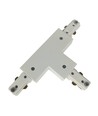 LEDlife Connecteur en T pour spots sur rail - Blanc, 1 phase, 1F3W